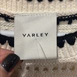 Varley  Black and Cream Patterned Sleeveless Top Photo 2