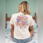Simply Southern Tan Great Day Smile Flower Motivation T-Shirt - size XL Photo 10