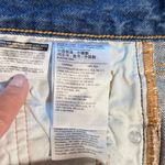 Levi's LEVI’S Premium Moto Color Block Crop Raw Edge Button Fly Jeans Sz 27/28🧡 Photo 11