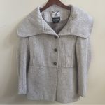 Kensie Asymmetrical Collar
Herringbone Jacket Oatmeal Color
Women's Size Small Photo 1