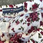 Brandy Melville White Roses Graphic Sleep Shorts One Size🌹 Photo 4