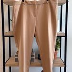 Talbots  High-Rise Hampshire Ankle Tan Woven Career Dress Pant Trouser, 20WP Photo 0