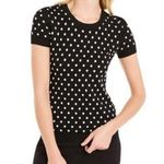 Escada Sport Polka Dot Knit Blouse Black Size XS Photo 10