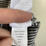 Banana Republic  Black & White Striped Short Sleeve Shirt Blouse Photo 3