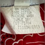 Vintage Red‎ Bandana Print Halter Maxi Dress M – Western Boho Y2K Red Size M Photo 2