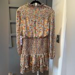 AQUA  NWT Floral Smocked Mini Dress M Bloomingdale’s Exclusive Photo 6