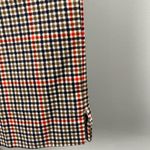 Boden 7/8 plaid orange brown pants size 6 petite Photo 5