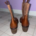 Donald Pliner Daze Western Ankle Boot Women Size 10M Country Boho Cowgirl Preppy Brown Photo 4