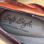 Soft Style Women’s Dark Red Heels Ruby Patent Leather Shoes Size 9 Photo 7