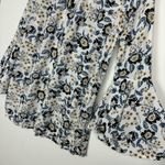 Free People  Floral Boho Printed Tunic Mini Dress Sz XS Magic Mystery Bell Sleeve Photo 14