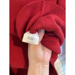 Brandy Melville Women's Red Striped Jessica Cropped Sweater Comfy Casual Photo 4