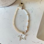 Anthropologie  Starfish Pendant Beaded Necklace in Pink NWT Photo 2
