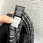 Hot Topic Hot Top Pants Womens XL Black Plaid Tapered Leg Elastic Waist Punk Preppy Goth Photo 5