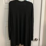 Maison Jules Madison Jules black long sweater lightweight around 37” length pockets Photo 7