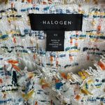 Halogen Nordstrom Button Front Tweed Blazer Jacket Ivory Size XS. Photo 7