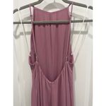 Reformation  Lilac Low Back Maxi Formal Dress Sz 2 Photo 4