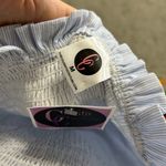 Cousin Couture  boutique SMOCKED DRESS scrunched blue and white size M‎ NWT Photo 4