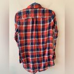 Hollister  red and blue plaid button down size L Photo 1
