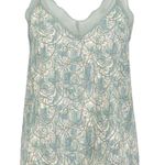 Bishop and Young Lotus Mint Lace Trim Camisole Top Size Large Photo 0