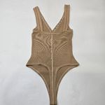 Tularosa  Green Hillary Bodysuit in Beige XS Photo 12