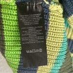 BDG  Striped Knit Sleeveless Hoodie NWT Sz Medium Green Photo 4