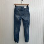 Pistola  Mid Rise Chewed Hem Distressed Medium Wash Skinny Jeans Size 26 Photo 5