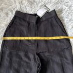 H&M  Women’s High rise wide leg pants in black size 2 Photo 6