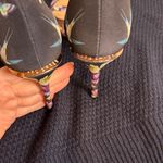 Ted Baker  GORGEOUS Women's Black and Purple Floral Heels worn once! Photo 5