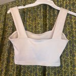 Divided H&M White Ribbed Crop Tank Woman’s Size S Photo 1