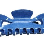 A New Day  NWT Extra Large Claw Clip Hair Accessory Blue Denim Look Print Photo 1