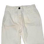Bershka  pleated white jogger‎ stretch denim pants 8 Photo 1