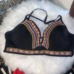 Shade & Shore Black Embroidered Women's Top Photo 0