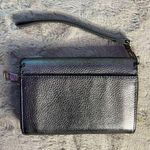 Tory Burch Women's Silver Braided Leather Wristlet Wallet Photo 8