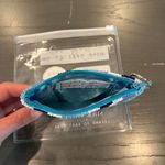 NWOT Island to East Side Blue and White Beaded Coin Purse Pouch Photo 8