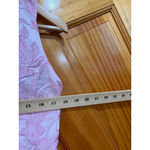 Amanda Uprichard Pink Jacquard Mini Dress Floral Sleeveless Ruffle Neck Size M Photo 6