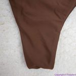 NEW Abysse x free people Benson high waisted bikini bottoms in dark brown, M Brown Size M Photo 5