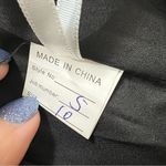 Elegant Black Lace Overlay Maxi Dress Formal Evening Gown Size 10 Photo 8