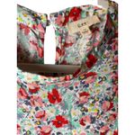 OTT Full On Love Top in Mint Coral Ruffled & Flowy Babydoll Top Size 1X Green Photo 6