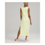 Lululemon All Yours Tank Maxi Dress Size Large Lime Green Workout Lightweight Photo 12