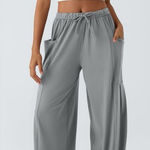 Halara  Palazzo Teal Wide-Leg Pants Photo 0