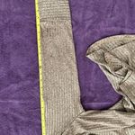 Jones New York NWT szM long sleeve heathered grey tan cowl neck high low tunic Photo 6