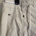 Bay Studio Linen Blend Cream Colored Pants Size 12 Petite Casual Coastal Grandma Photo 2