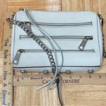 Rebecca Minkoff 3 Zip White Genuine Leather Small Crossbody Bag Photo 7