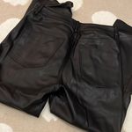 ZARA cropped flare faux leather pants Photo 2