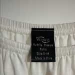 Win Win White Boho Tunic with Lace Sleeves s/m Photo 1