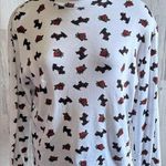 Vintage Christmas Turtleneck scottie dog Shirt – Size XL Holiday Photo 0