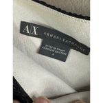 Armani Exchange One Sided One Shoulder Zip Up Textured Black white Dress Size 4 Photo 2