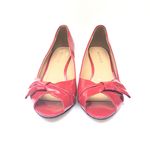 Karen Scott 9.5 9 1/2 Beautiful Red Heels Shoes Women’s Photo 2
