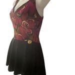 Longitude Vintage 90s Skirted Geometric Abstract One Piece With Skirt Swimwear S Photo 3