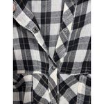 Free People  Womens Shirt‎ M Plaid Long Sleeve Snap Photo 3